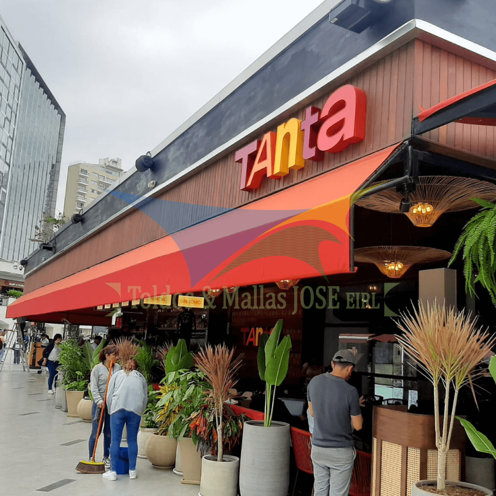 Instalación de toldos en Lima por Toldos y Mallas José